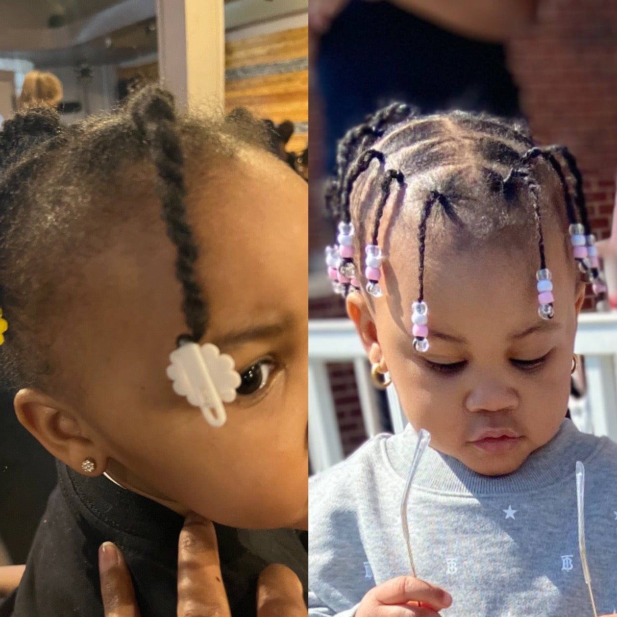 Hair growth results from using Honey Butter and Honey Oil.